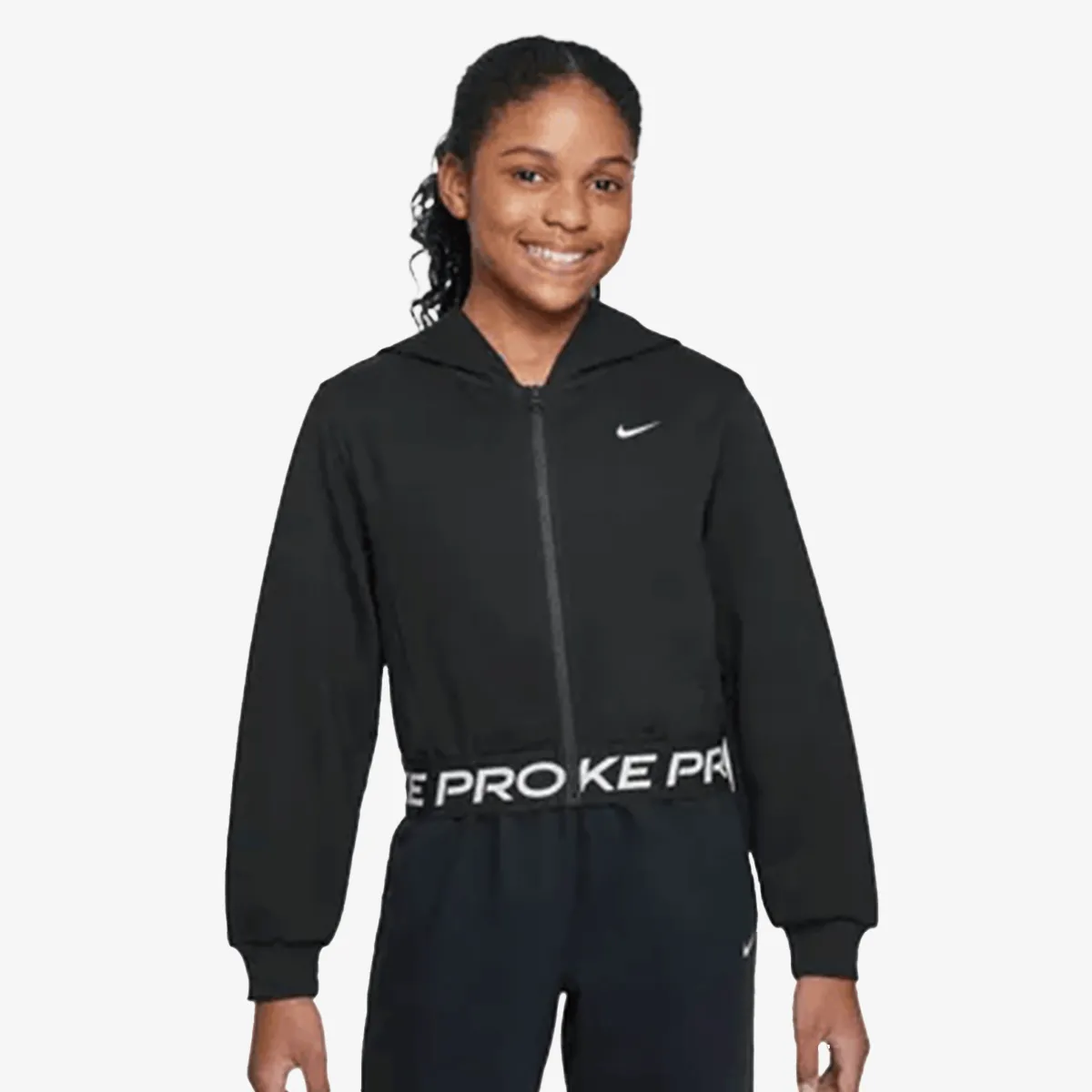 NIKE Majica s kapuljačom s patentom G NP DF FZ FLC HDY 