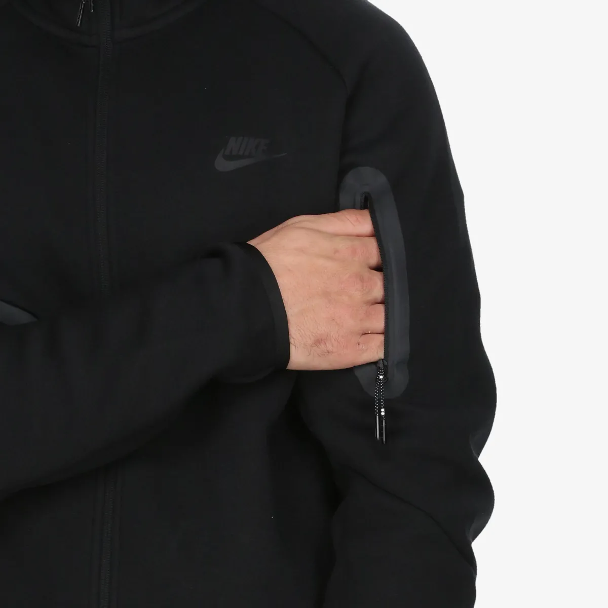 NIKE Majica s kapuljačom M NK TCH FLC WR FZ JKT 