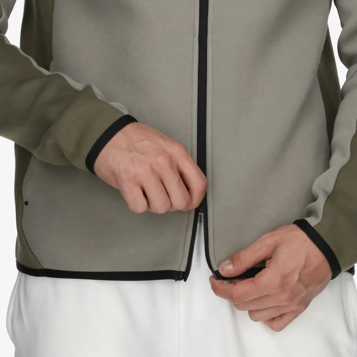 NIKE Majica s kapuljačom s patentom M NK TCH FLC FZ WR HOODIE
