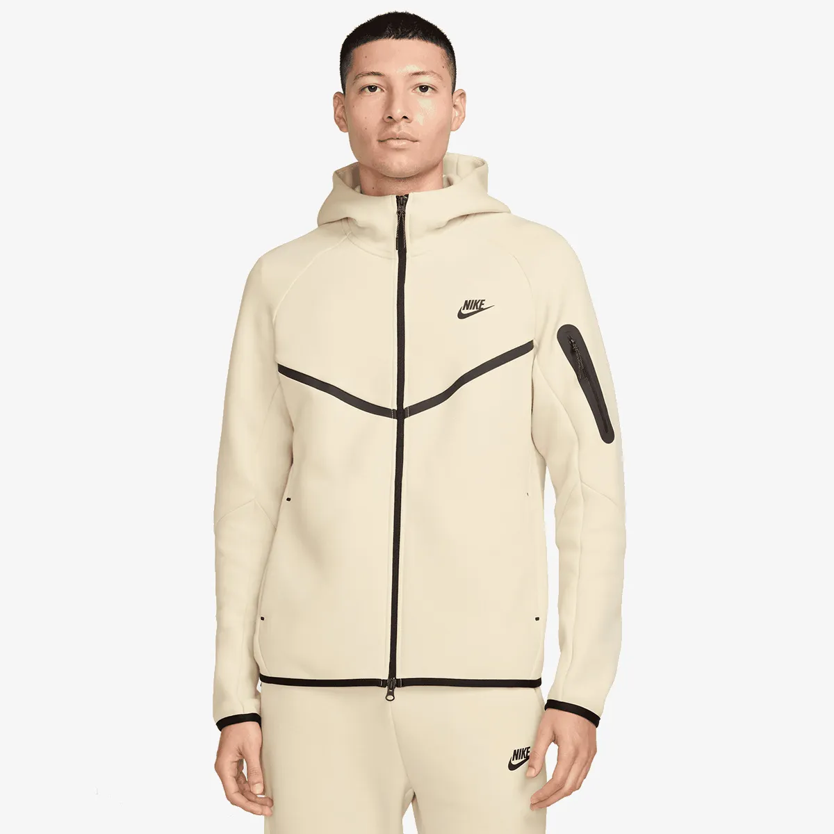NIKE Majica s kapuljačom s patentom M NK TCH FLC FZ WR HOODIE 