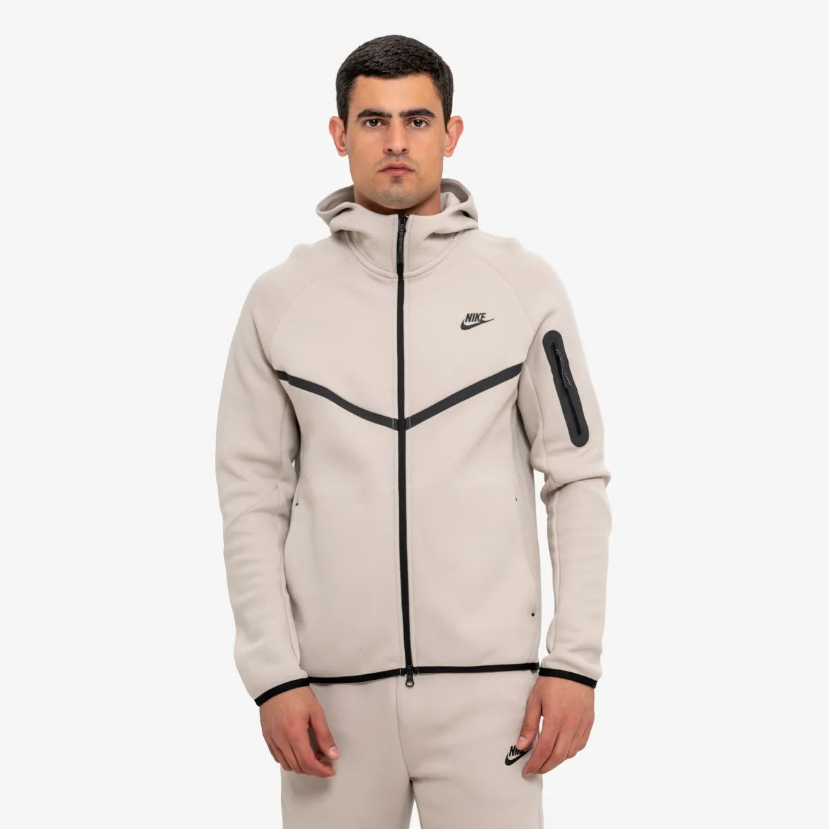 NIKE Majica s kapuljačom s patentom M NK TCH FLC FZ WR HOODIE 