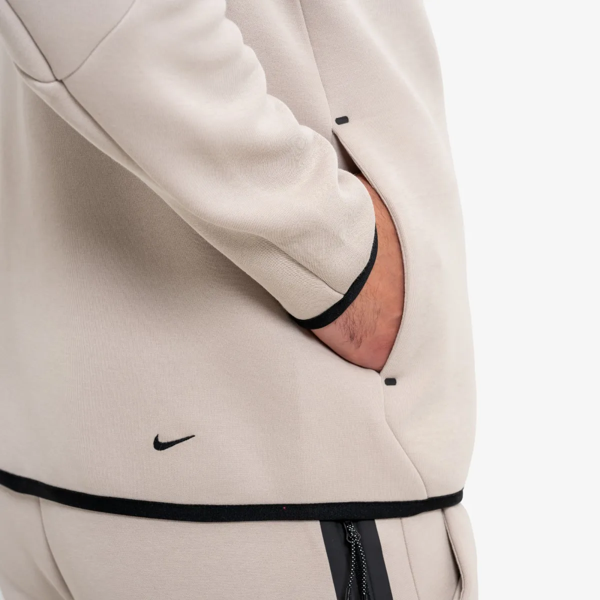 NIKE Majica s kapuljačom s patentom M NK TCH FLC FZ WR HOODIE
