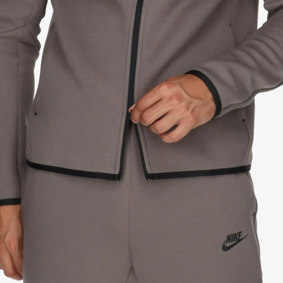 NIKE Majica s kapuljačom s patentom M NK TCH FLC FZ WR HOODIE