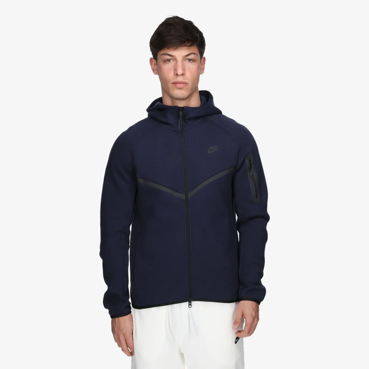 NIKE Majica s kapuljačom s patentom M NK TCH FLC WR FZ JKT 