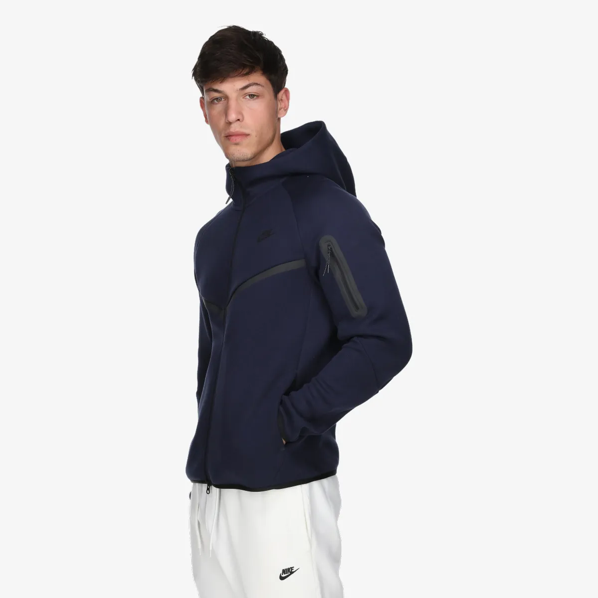NIKE Majica s kapuljačom s patentom M NK TCH FLC WR FZ JKT 