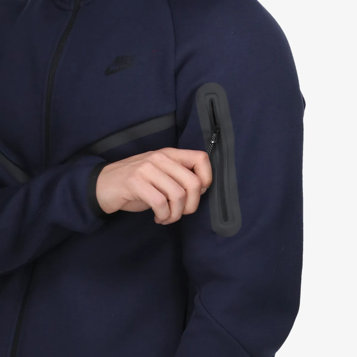 NIKE Majica s kapuljačom s patentom M NK TCH FLC WR FZ JKT 