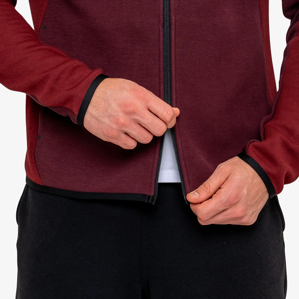 NIKE Majica s kapuljačom s patentom M NK TCH FLC FZ WR HOODIE 