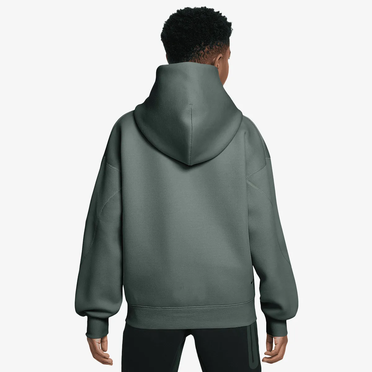 NIKE Majica s kapuljačom B NSW TCH FLC OVRS PO HDY-PD