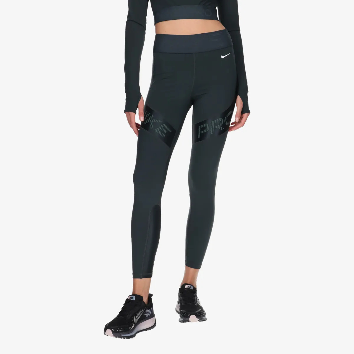 NIKE Tajice W NP DF SCULPT HR 7/8 TGT GG 
