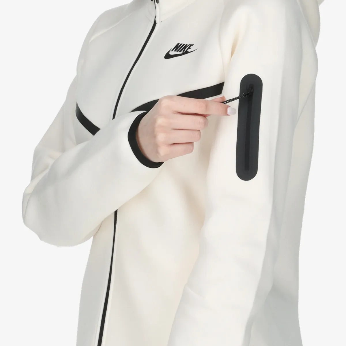 NIKE Majica s kapuljačom s patentom W NSW TCH FLC WR FZ HDY 2 