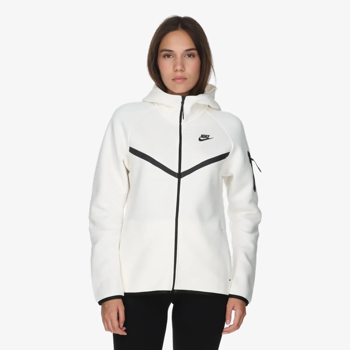 NIKE Majica s kapuljačom s patentom W NSW TCH FLC WR FZ HDY 2 