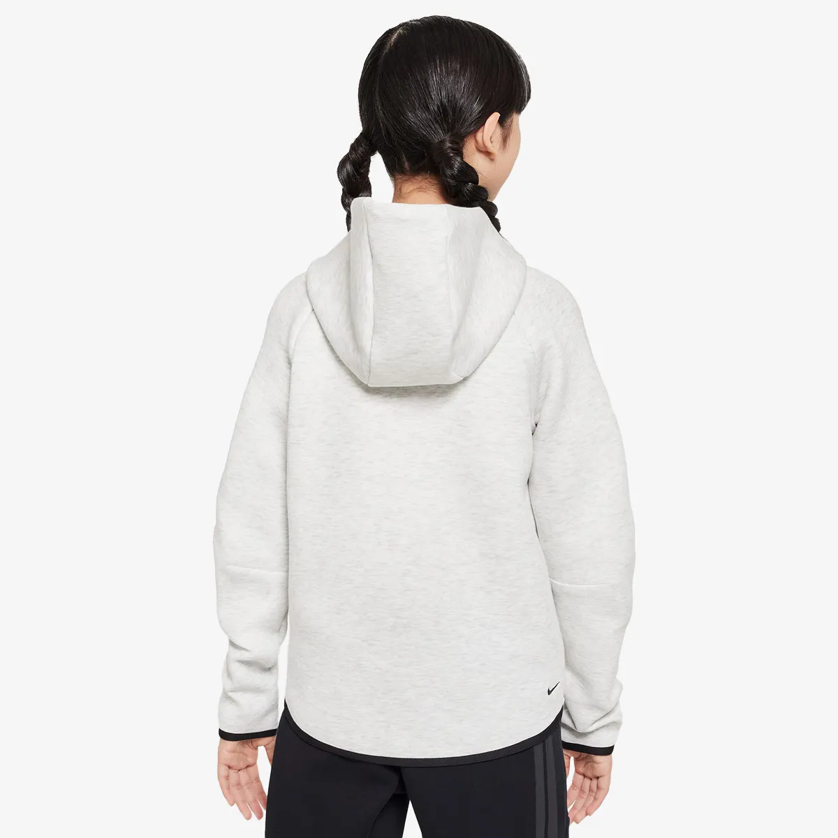 NIKE Majica s kapuljačom s patentom G NSW TCH FLC HD FZ LS - PD 