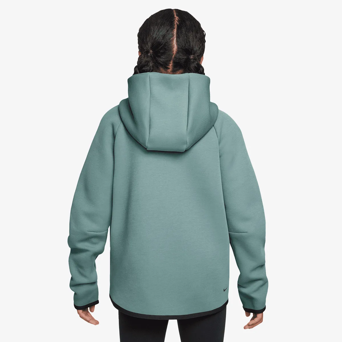 NIKE Majica s kapuljačom s patentom G NSW TCH FLC HD FZ LS - PD 