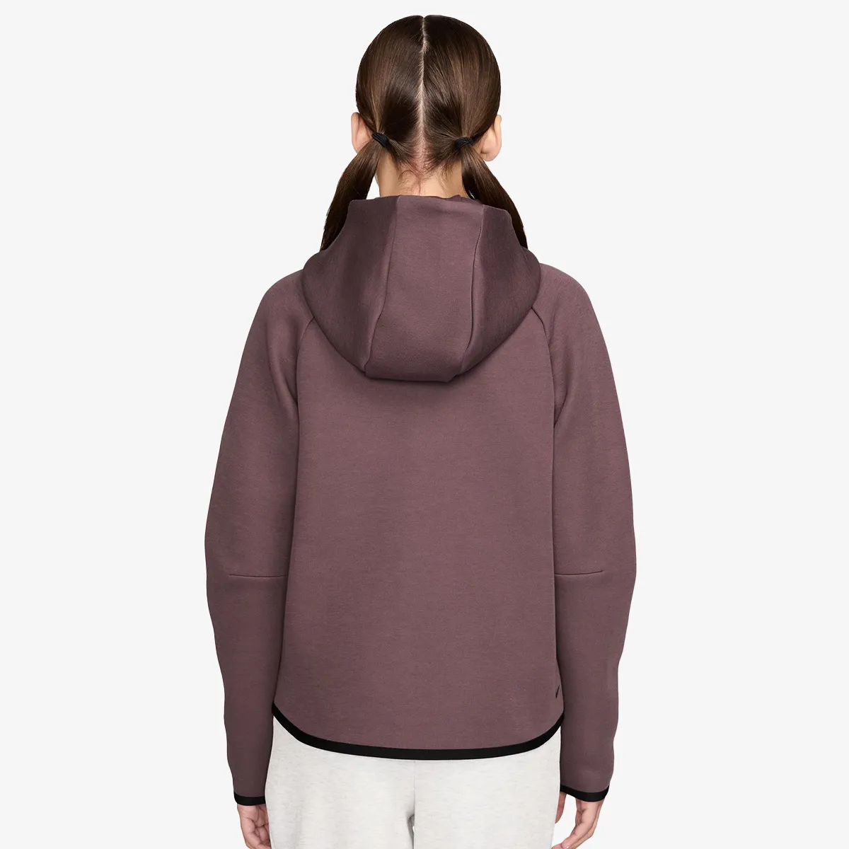 NIKE Majica s kapuljačom s patentom G NSW TCH FLC HD FZ LS - PD 