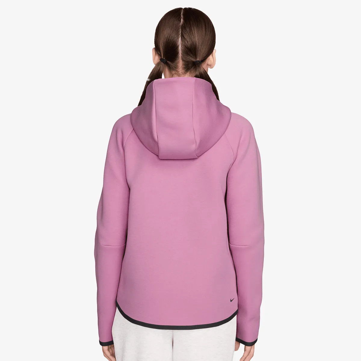 NIKE Majica s kapuljačom s patentom G NSW TCH FLC HD FZ LS - PD 