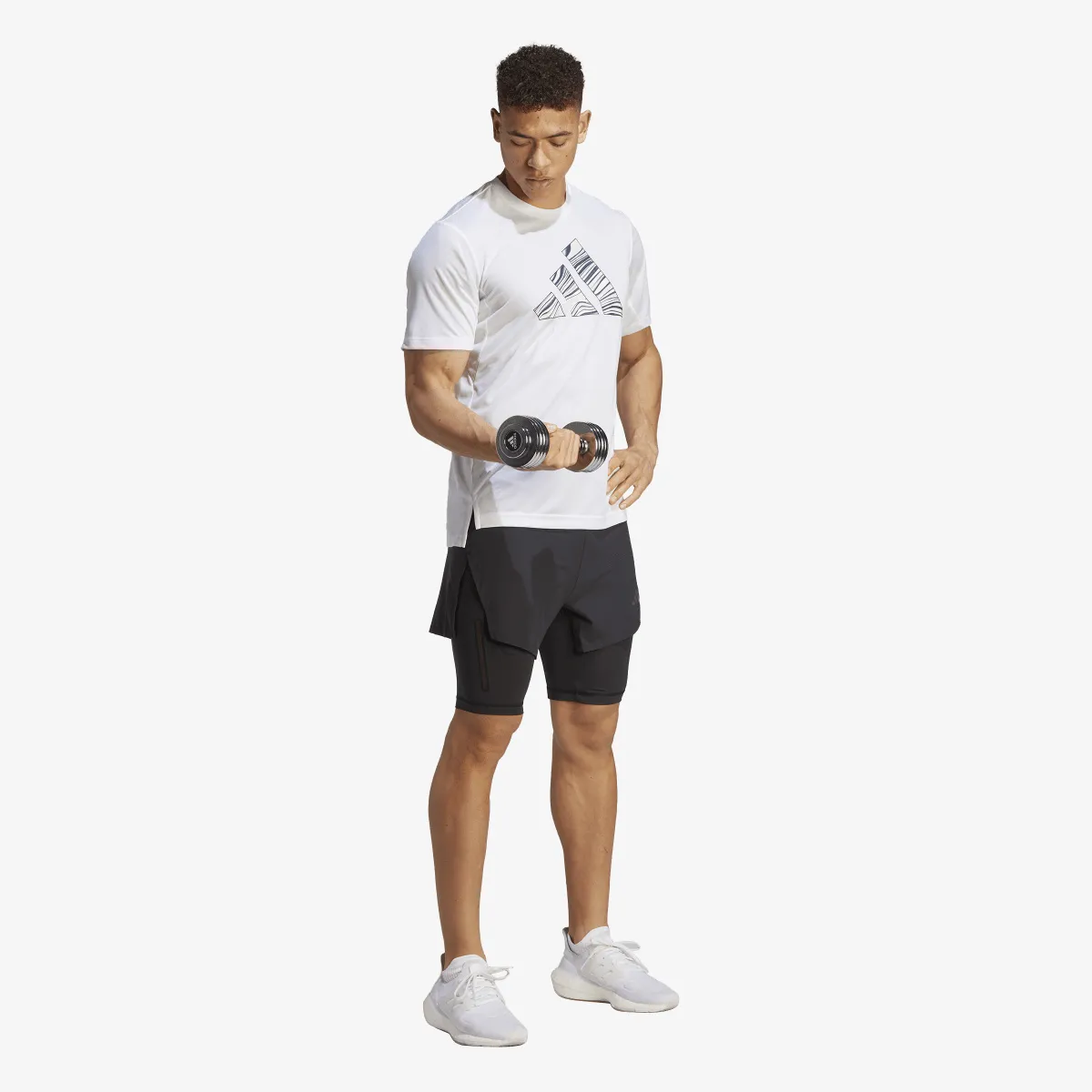 ADIDAS Kratke hlače HIIT EL 2N1 SHO 