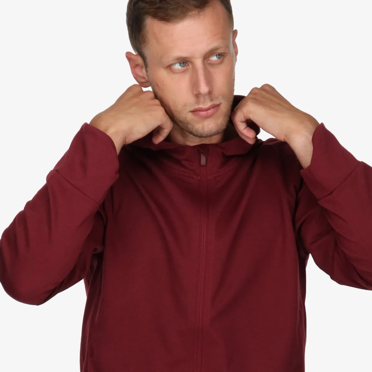 ADIDAS Majica s kapuljačom s patentom YOGA BASE FZ HD 