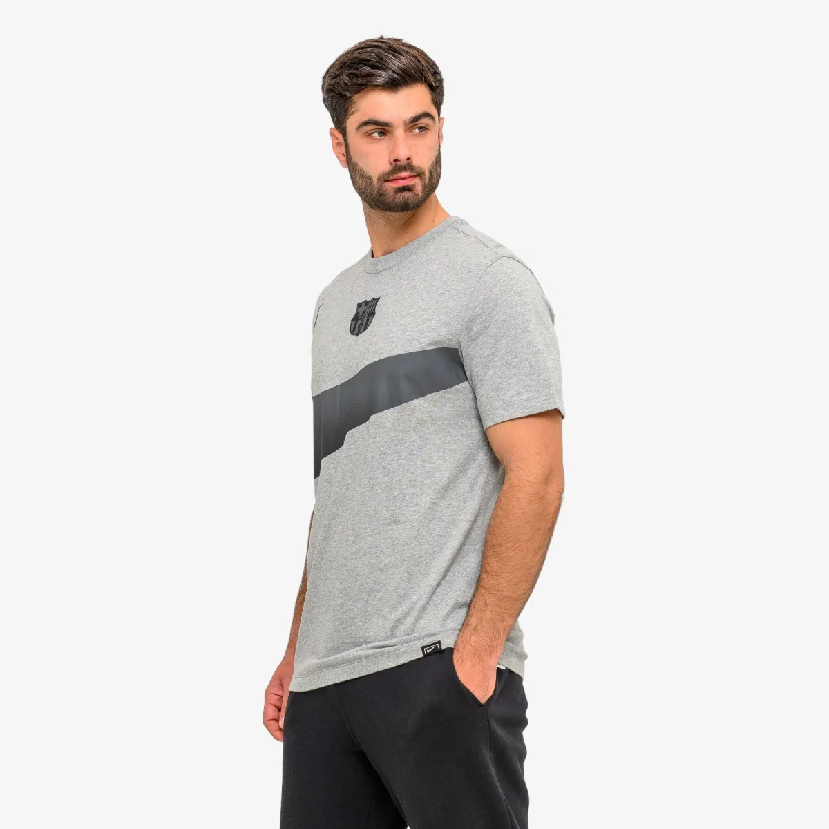 NIKE T-Shirt FCB M NK SWOOSH TEE 