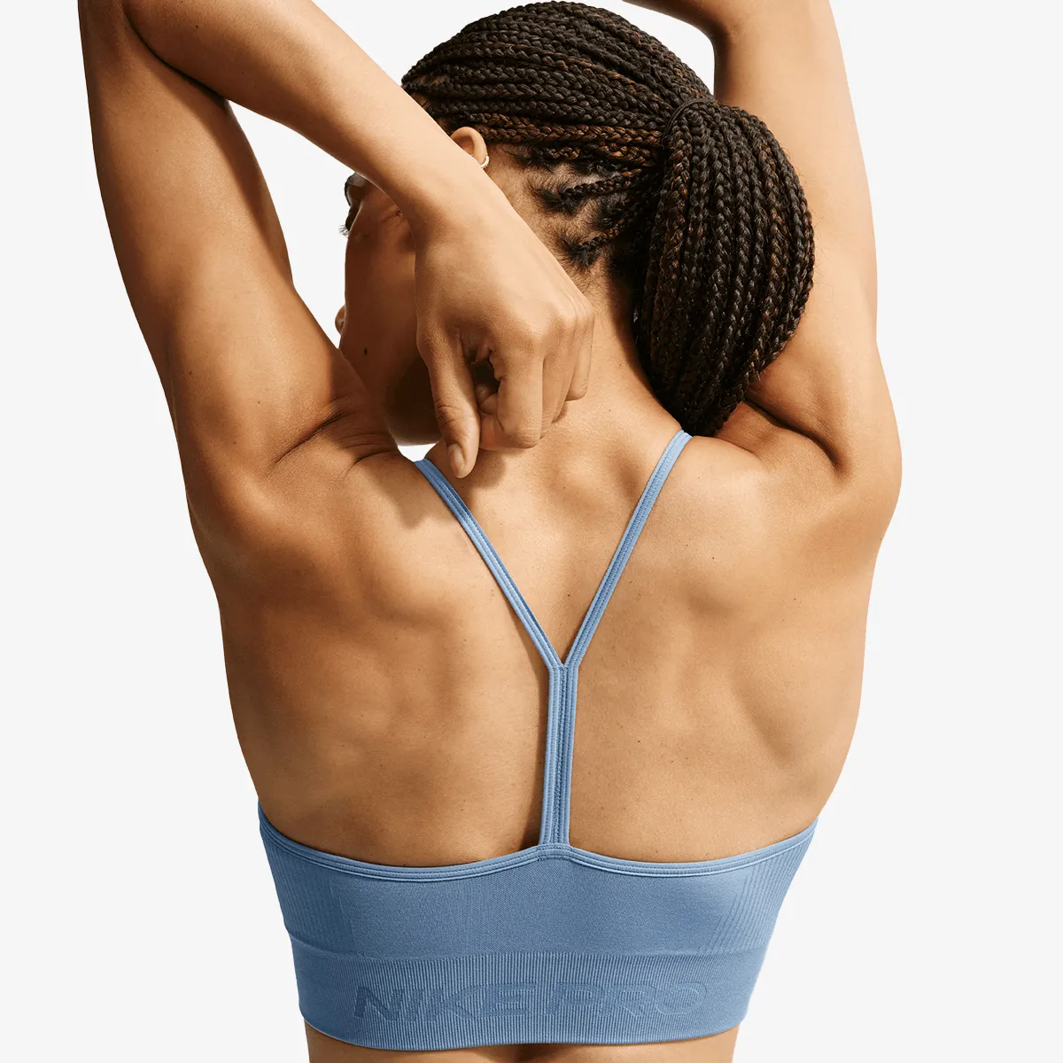 NIKE Sportski grudnjak W NP DF SMLS LS BRA 