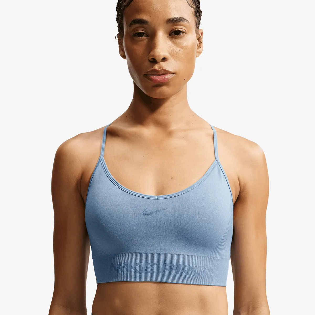 NIKE Sportski grudnjak W NP DF SMLS LS BRA 