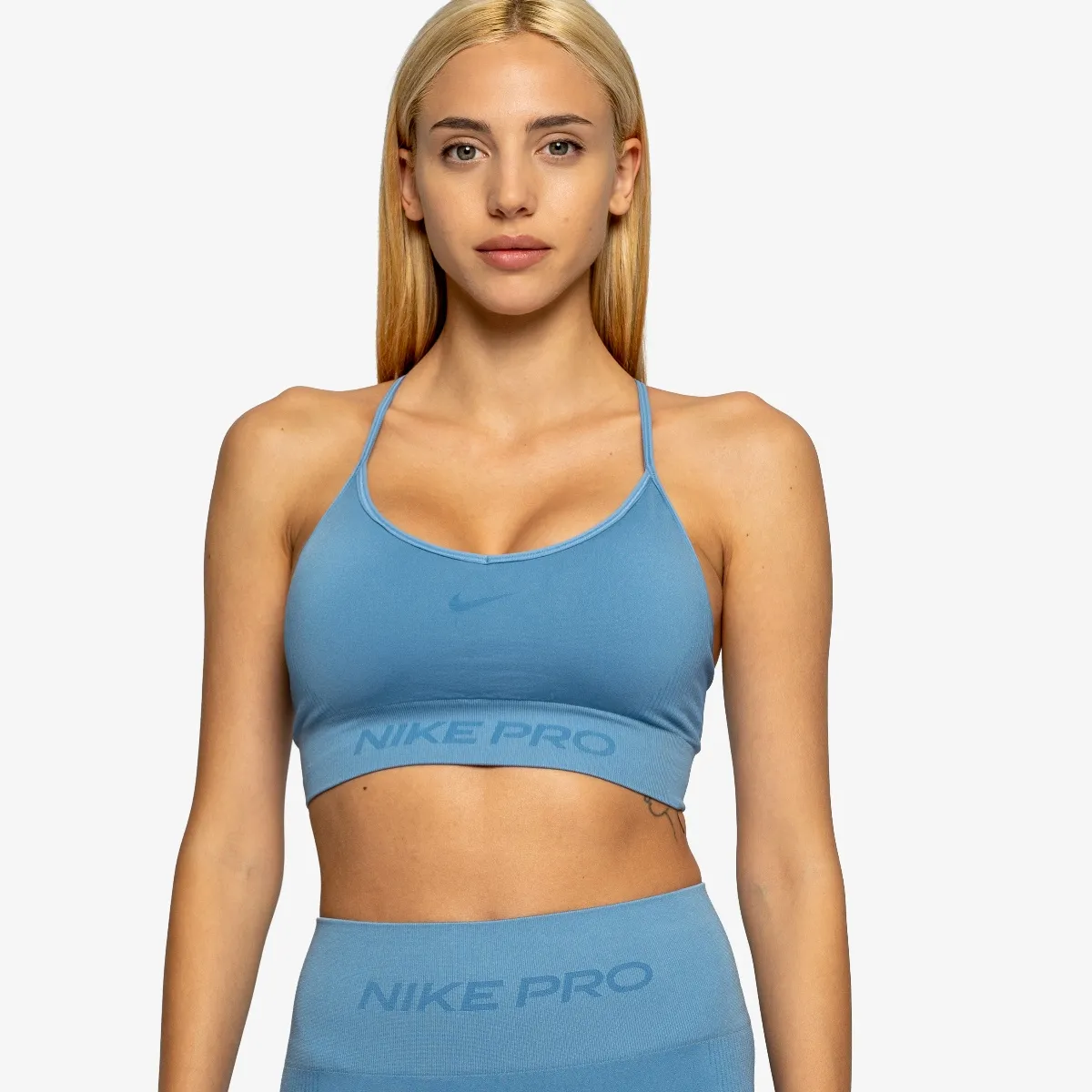 NIKE Sportski grudnjak W NP DF SMLS LS BRA 