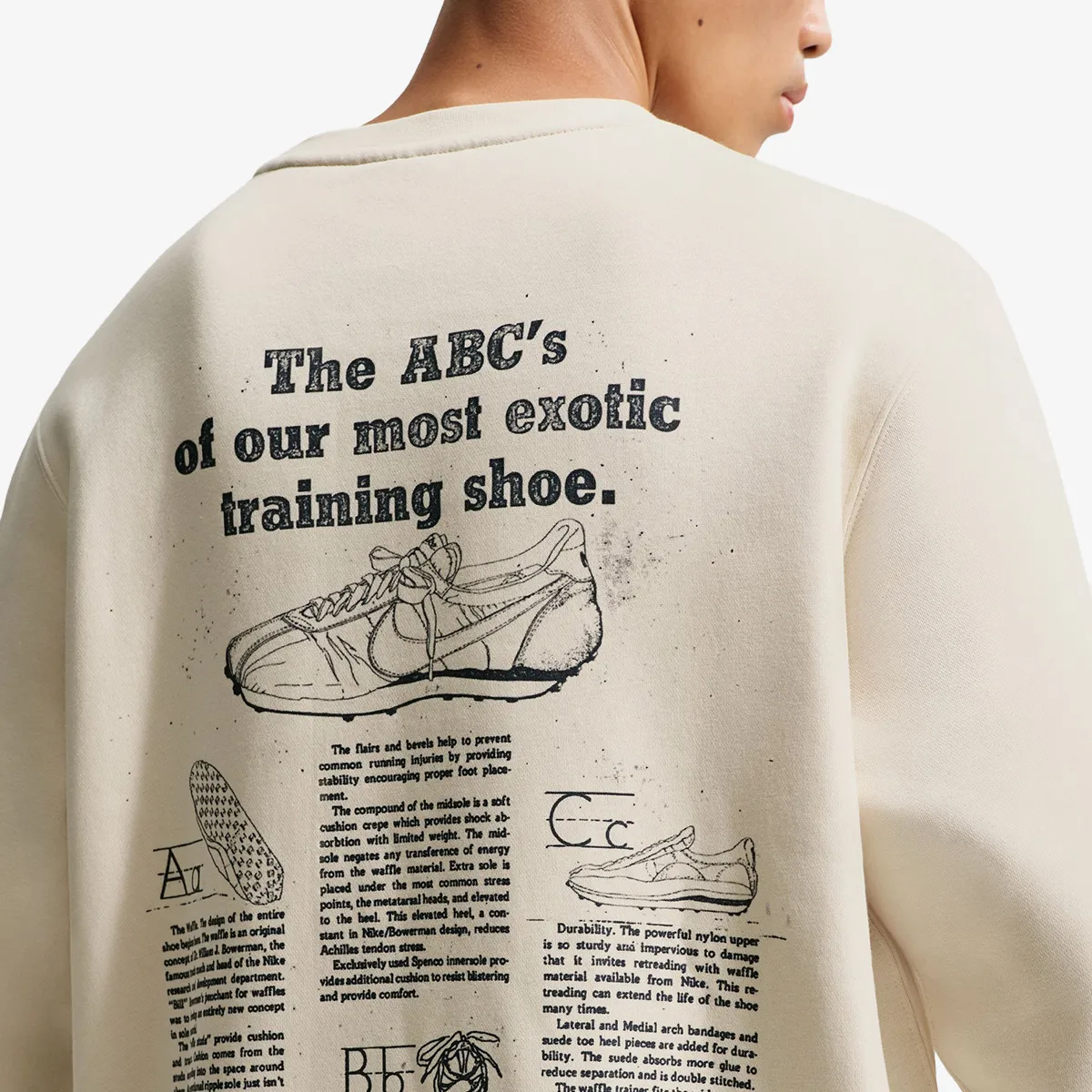 NIKE Majica dugih rukava M NK CLUB BB CREW CTB 