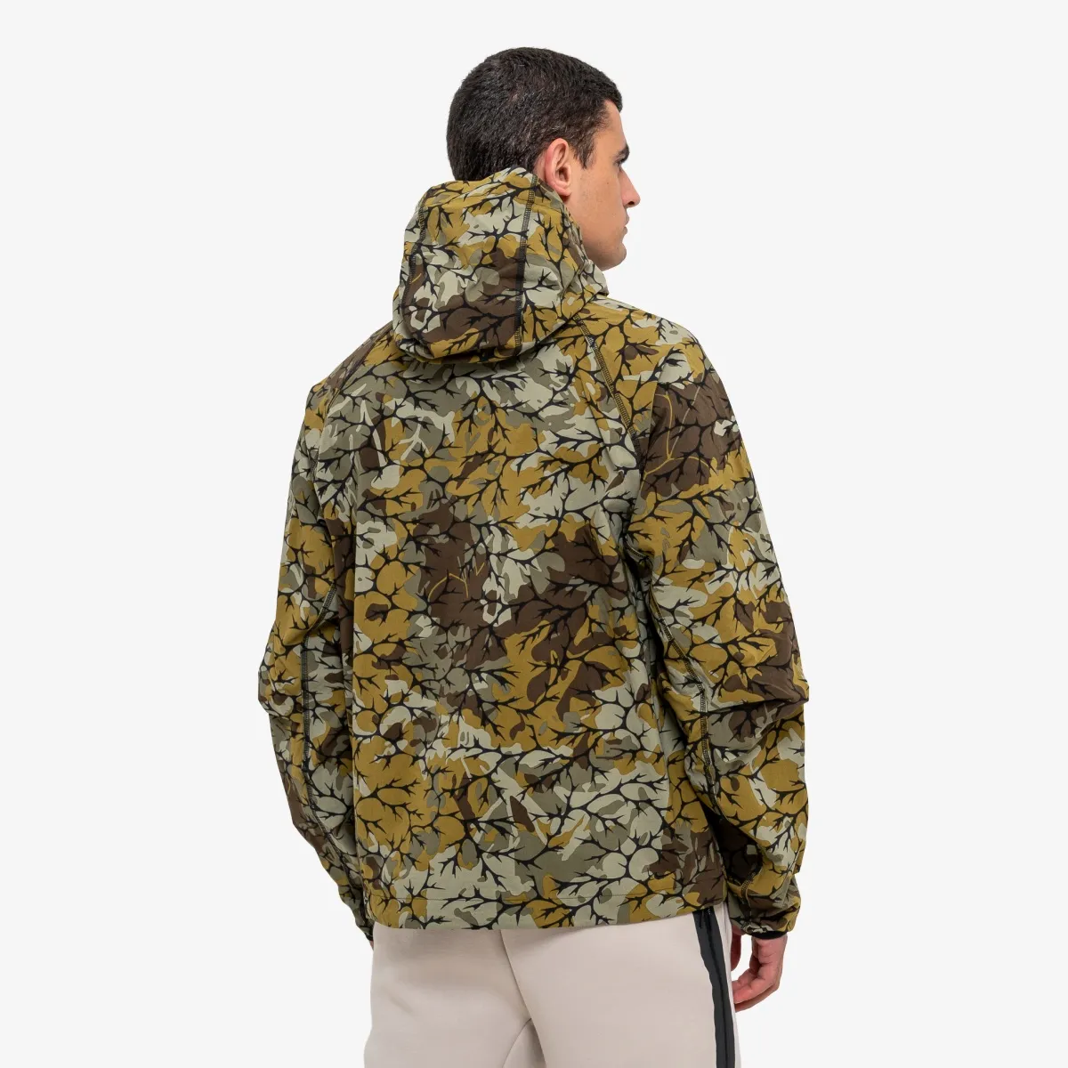 NIKE Majica s kapuljačom s patentom M NK TECH WVN+ FZ
