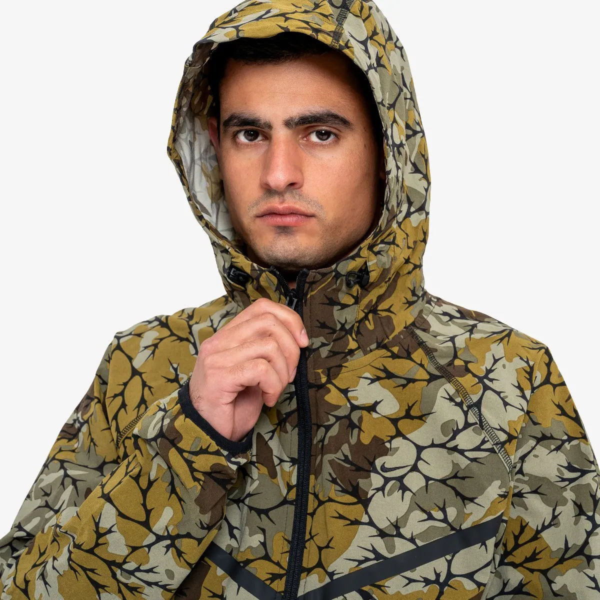 NIKE Majica s kapuljačom s patentom M NK TECH WVN+ FZ