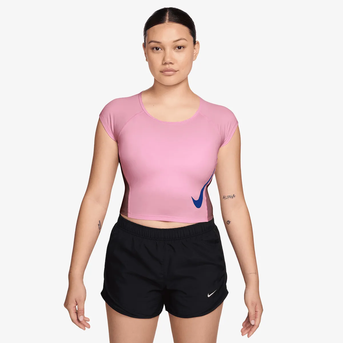 NIKE T-Shirt W NK TEMPO SWOOSH RUN DF SS 