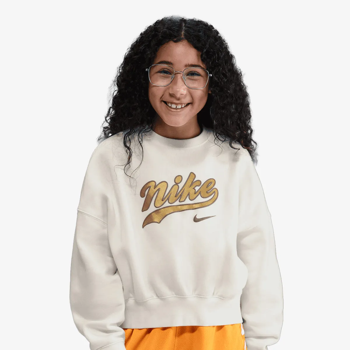 NIKE Majica bez kragne G NSW TREND FLC CRP CREW