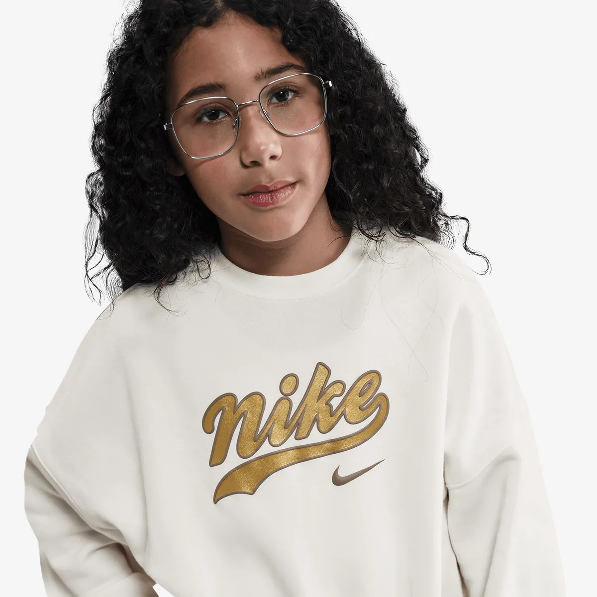 NIKE Majica bez kragne G NSW TREND FLC CRP CREW