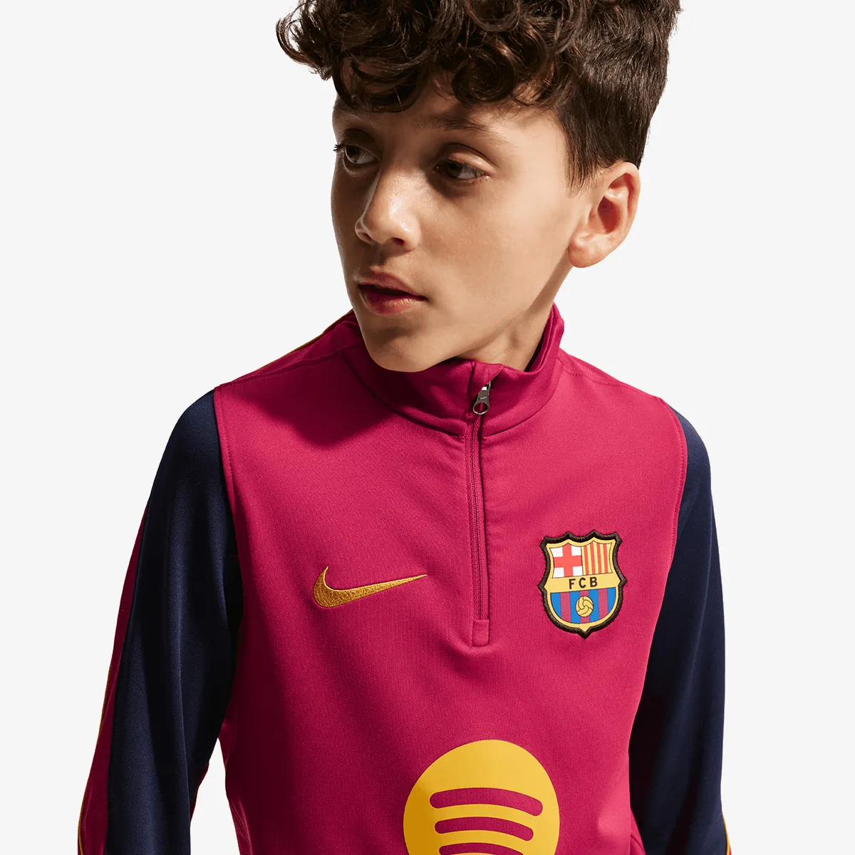 NIKE Majica dugih rukava FCB Y NK DF STRK DRILL TOP K