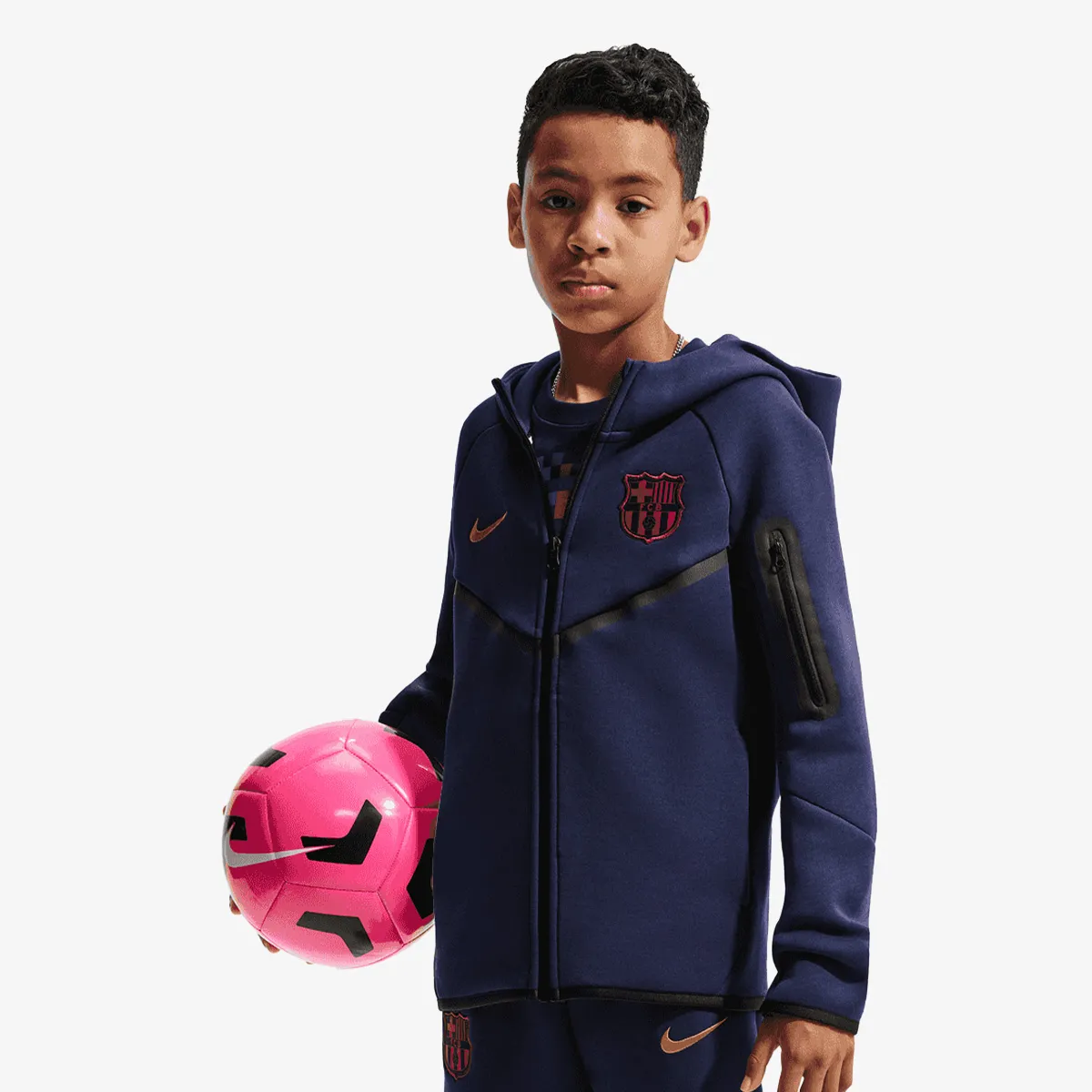NIKE Majica s kapuljačom s patentom FCB B NSW TECH FLC FZ 