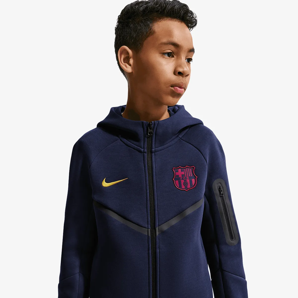 NIKE Majica s kapuljačom s patentom FCB B NSW TECH FLC FZ 