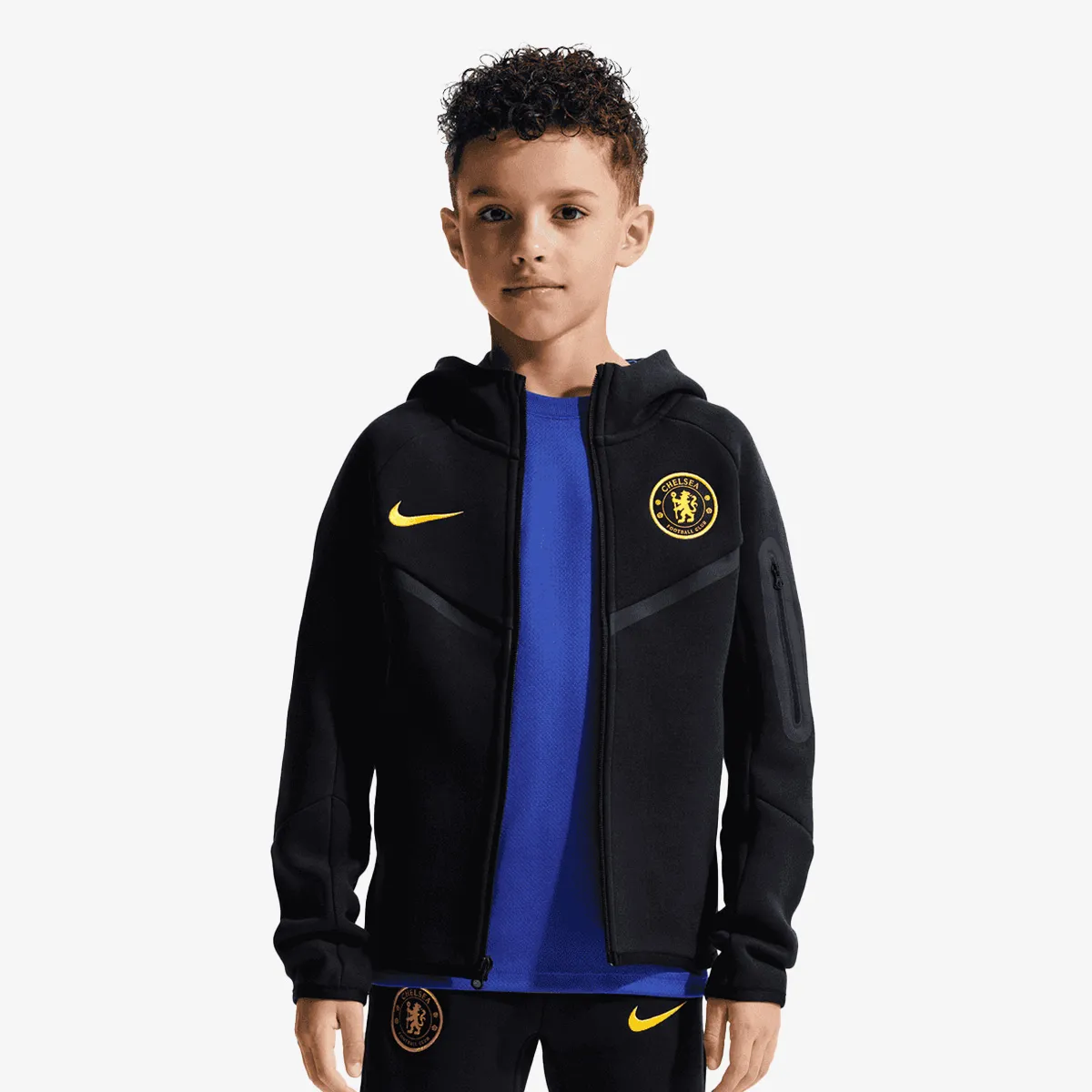 NIKE Majica s kapuljačom s patentom CFC B NSW TECH FLC FZ
