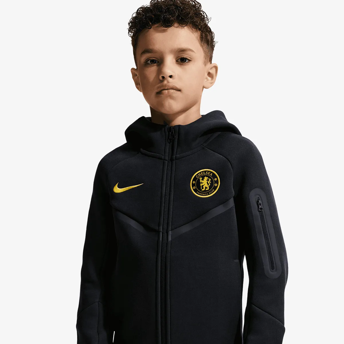 NIKE Majica s kapuljačom s patentom CFC B NSW TECH FLC FZ