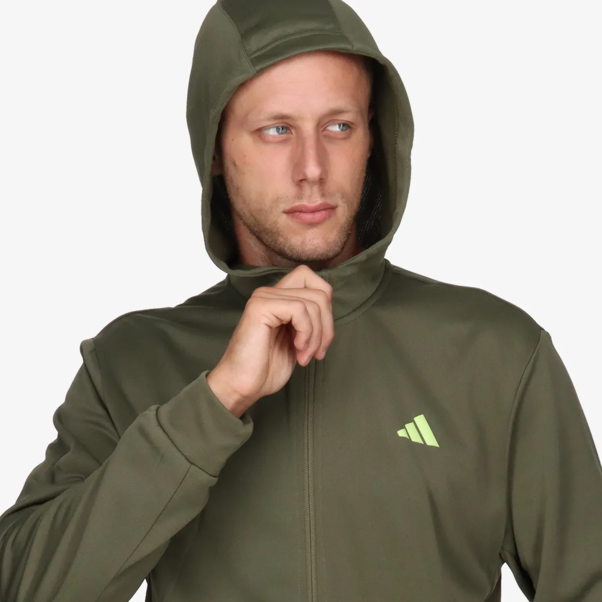 ADIDAS Majica s kapuljačom s patentom FZ JA 