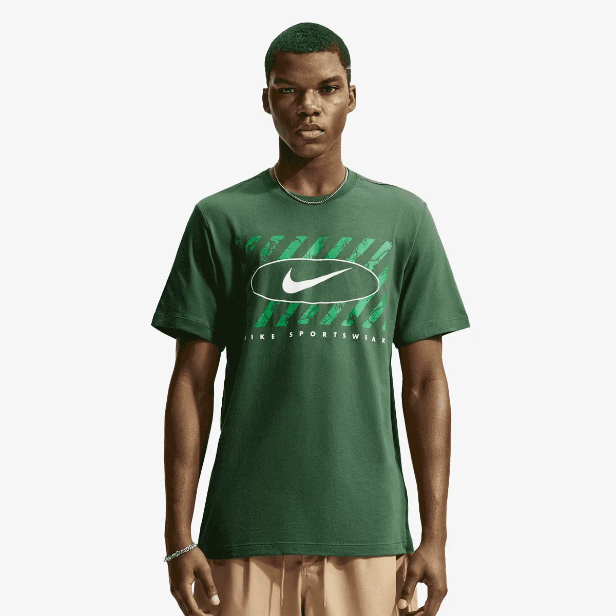 NIKE T-Shirt M NSW TEE STD CLUB 6MO SWOOSH