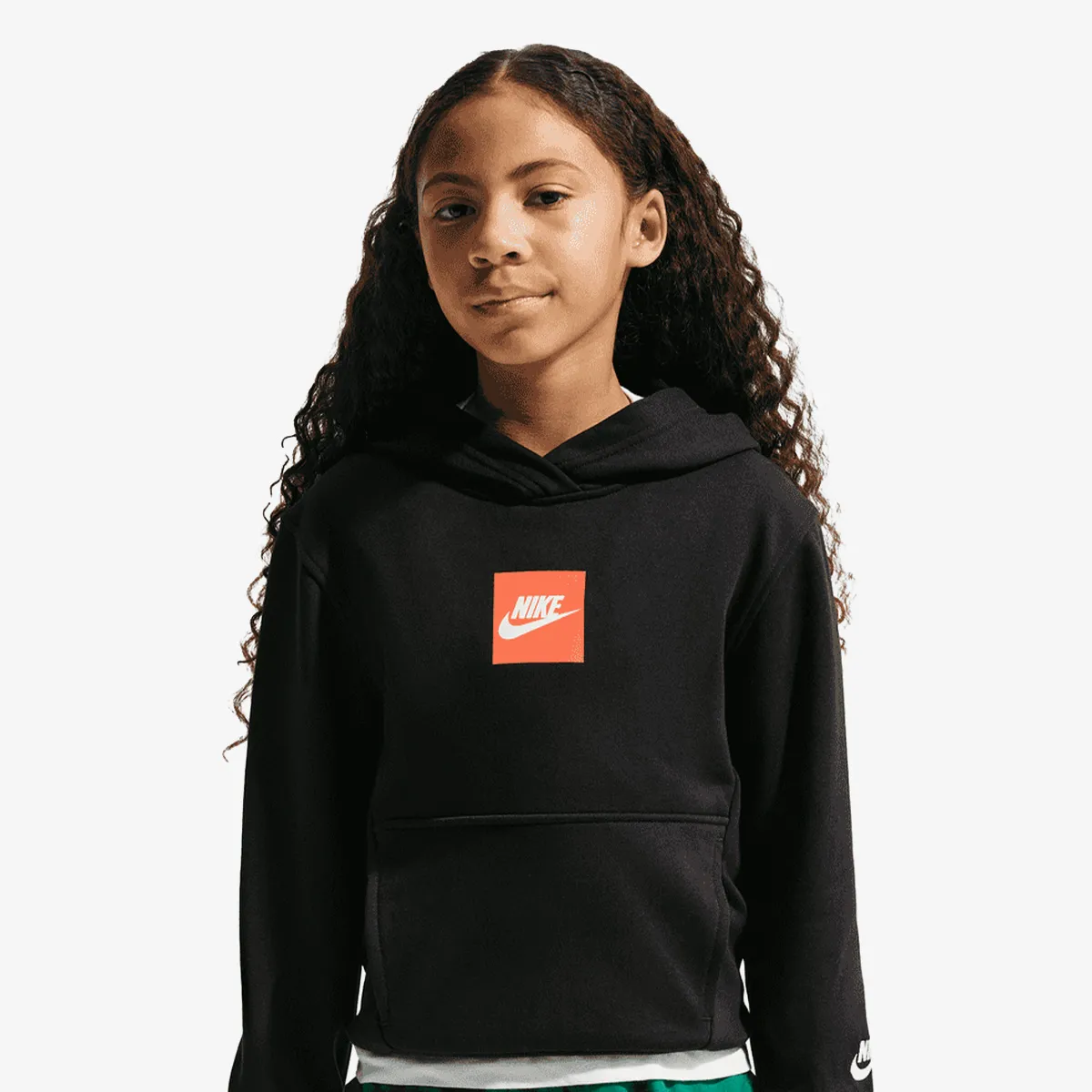 NIKE Majica s kapuljačom K NSW LS FT TOP CLUB FAM