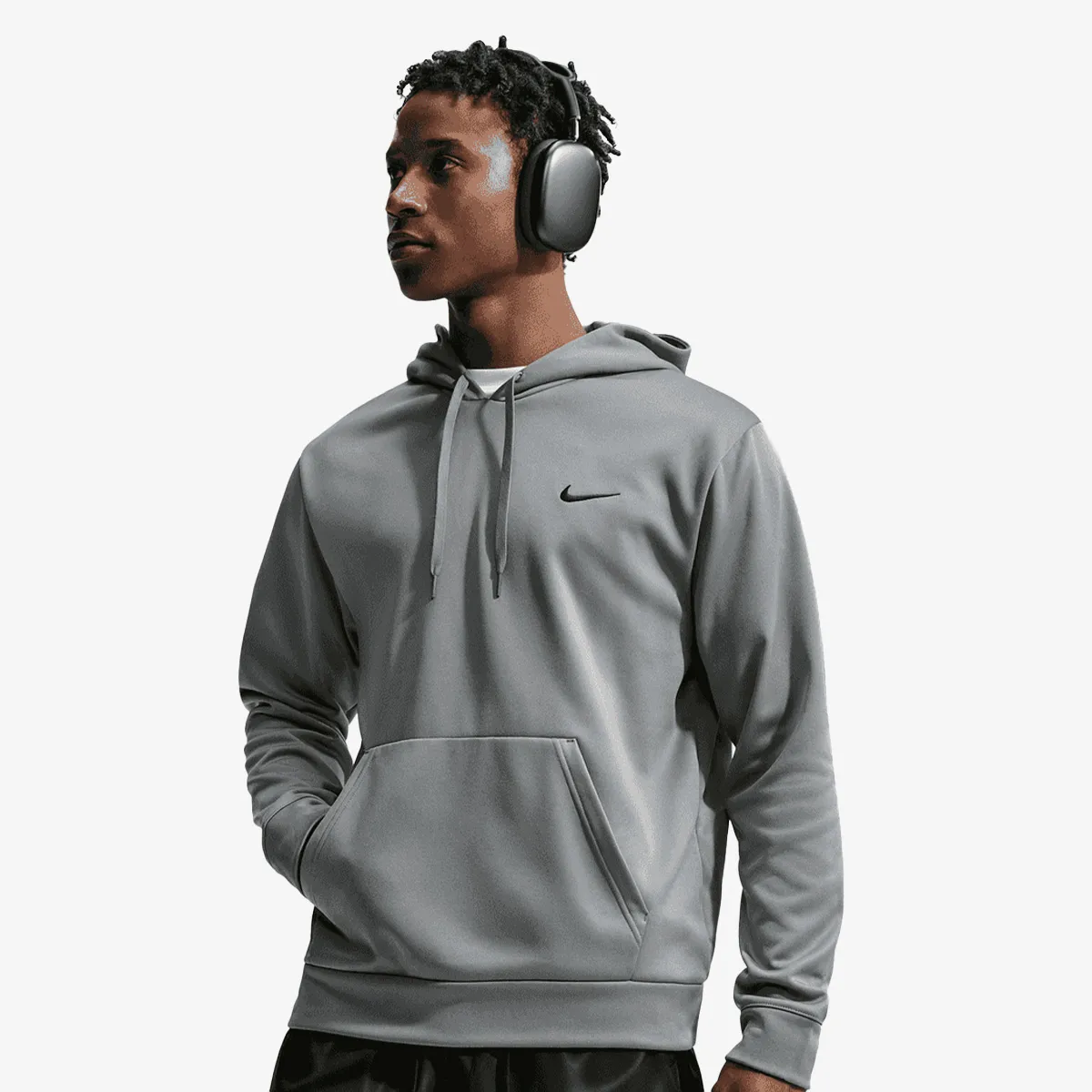 NIKE Majica s kapuljačom s patentom M NK TF FLEX FLC PO HD 