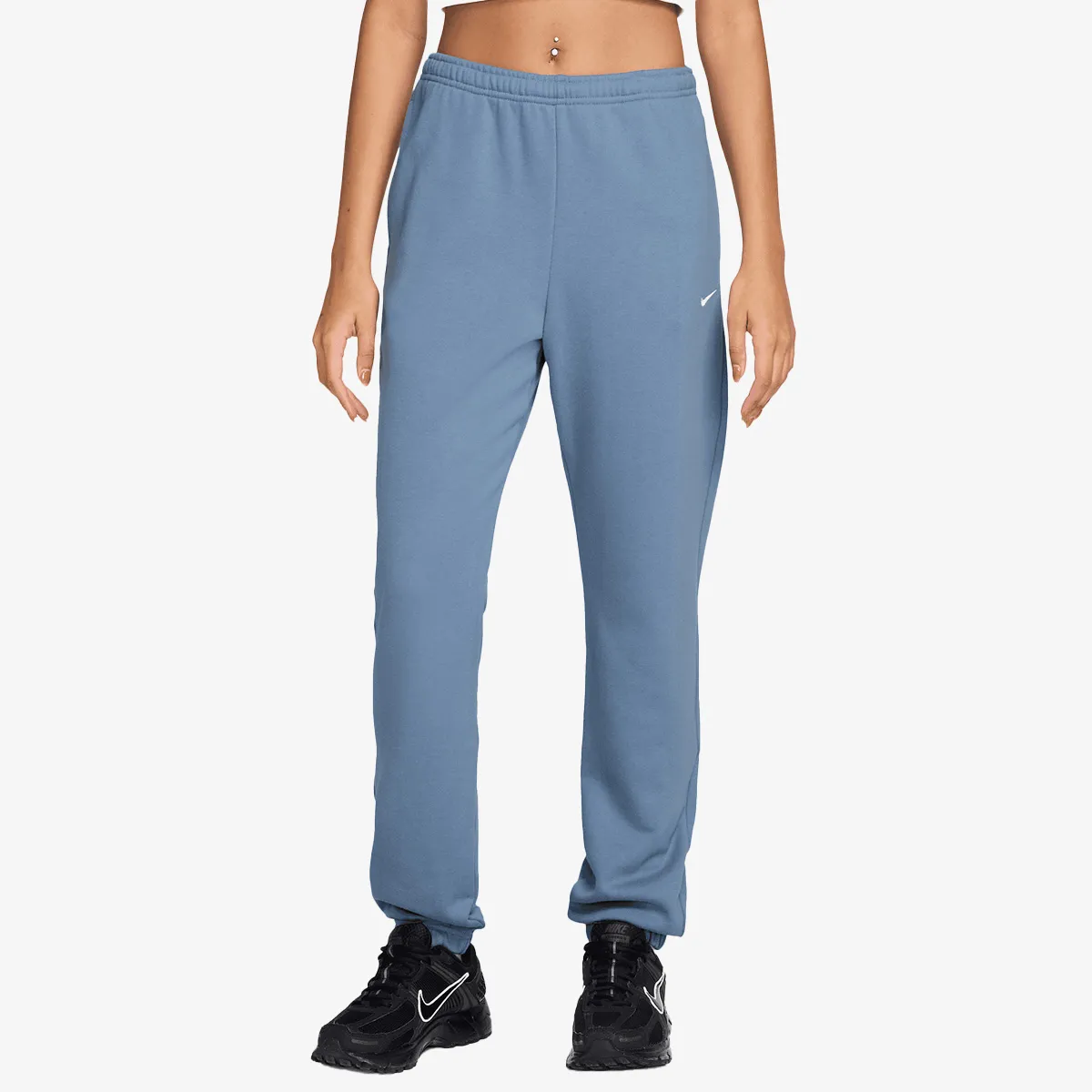 NIKE Hlače W NK STDO FLC LW MR STD CF PNT 