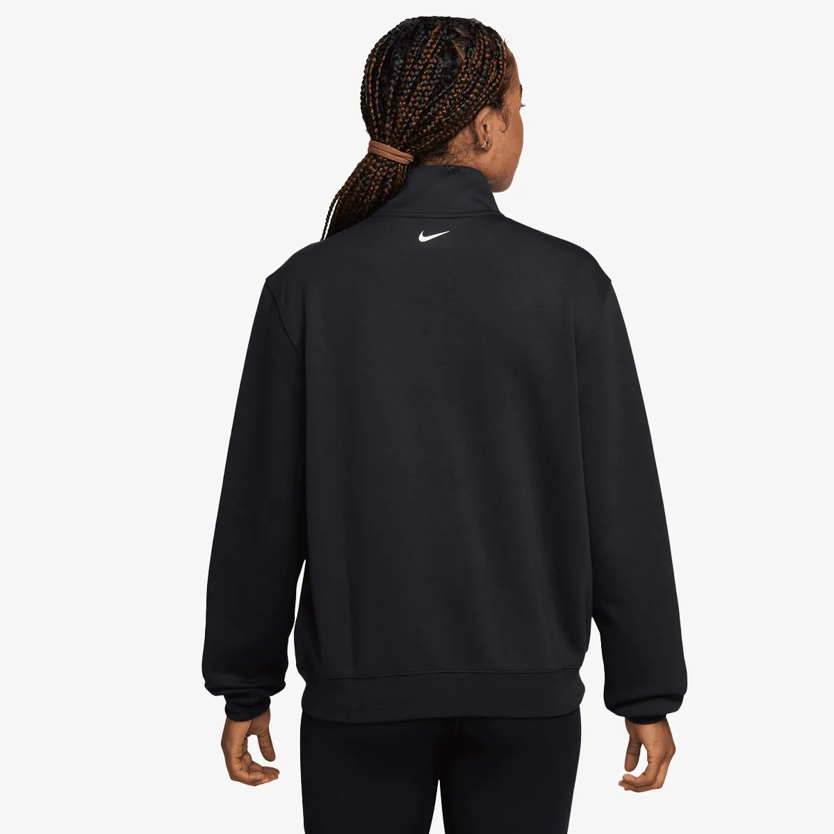 NIKE Majica dugih rukava W NK DF STDO FLC SPT QZ CPSL B 