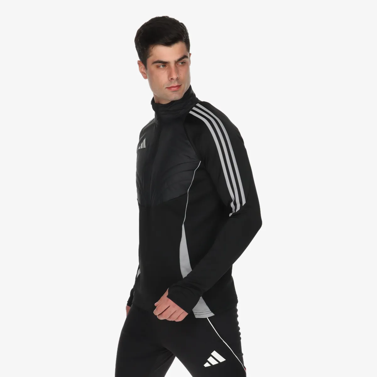 ADIDAS Majica s polu patentom TIRO24 WINTOP 