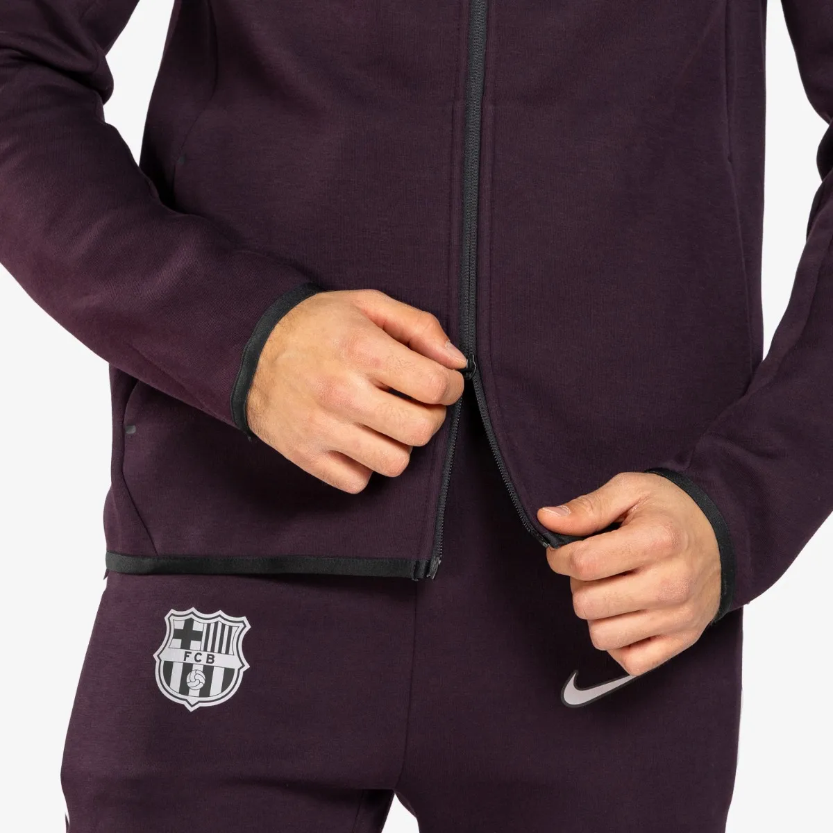 NIKE Majica s kapuljačom s patentom FCB M NK TCHFLCWRFZJKTREFLECWP 