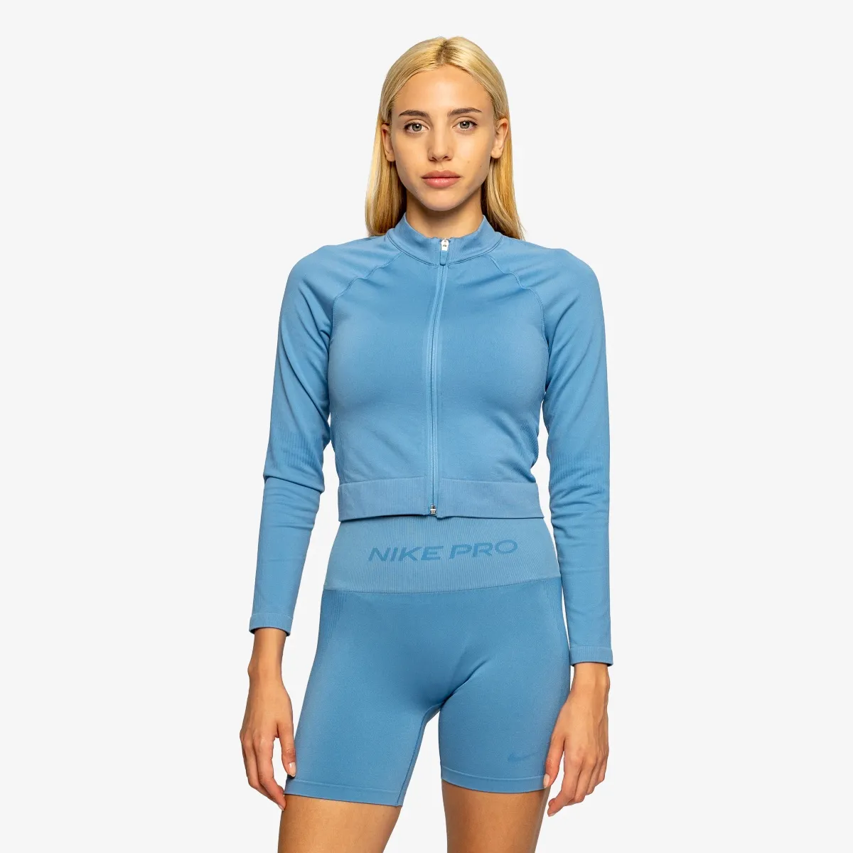 NIKE Majica dugih rukava W NP DF SMLS FZ MIDLAYER 