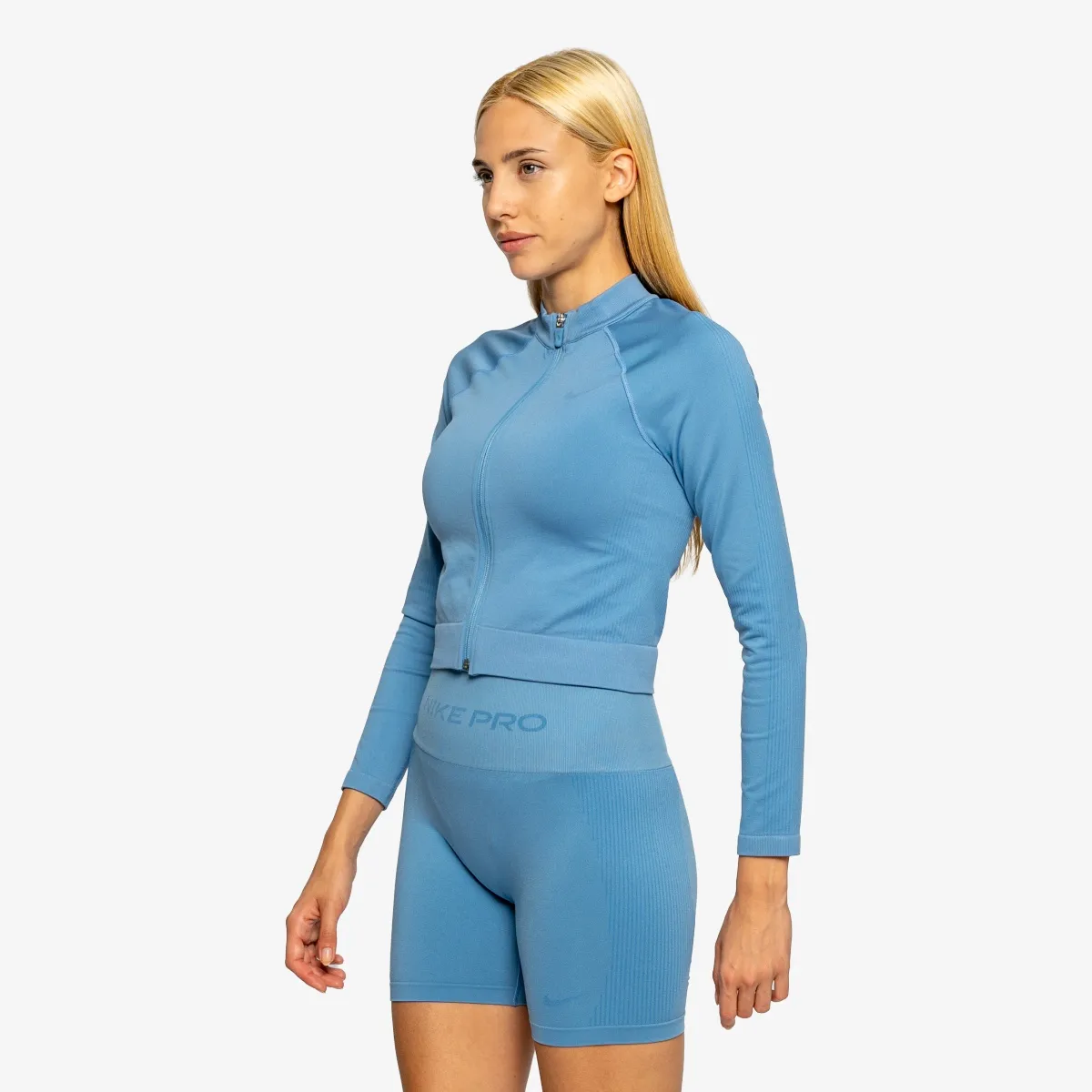 NIKE Majica dugih rukava W NP DF SMLS FZ MIDLAYER