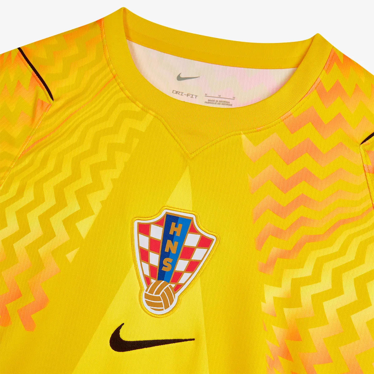 NIKE Dres CRO M NK DF JSY SS STAD GK-LIGHTENING/OR 