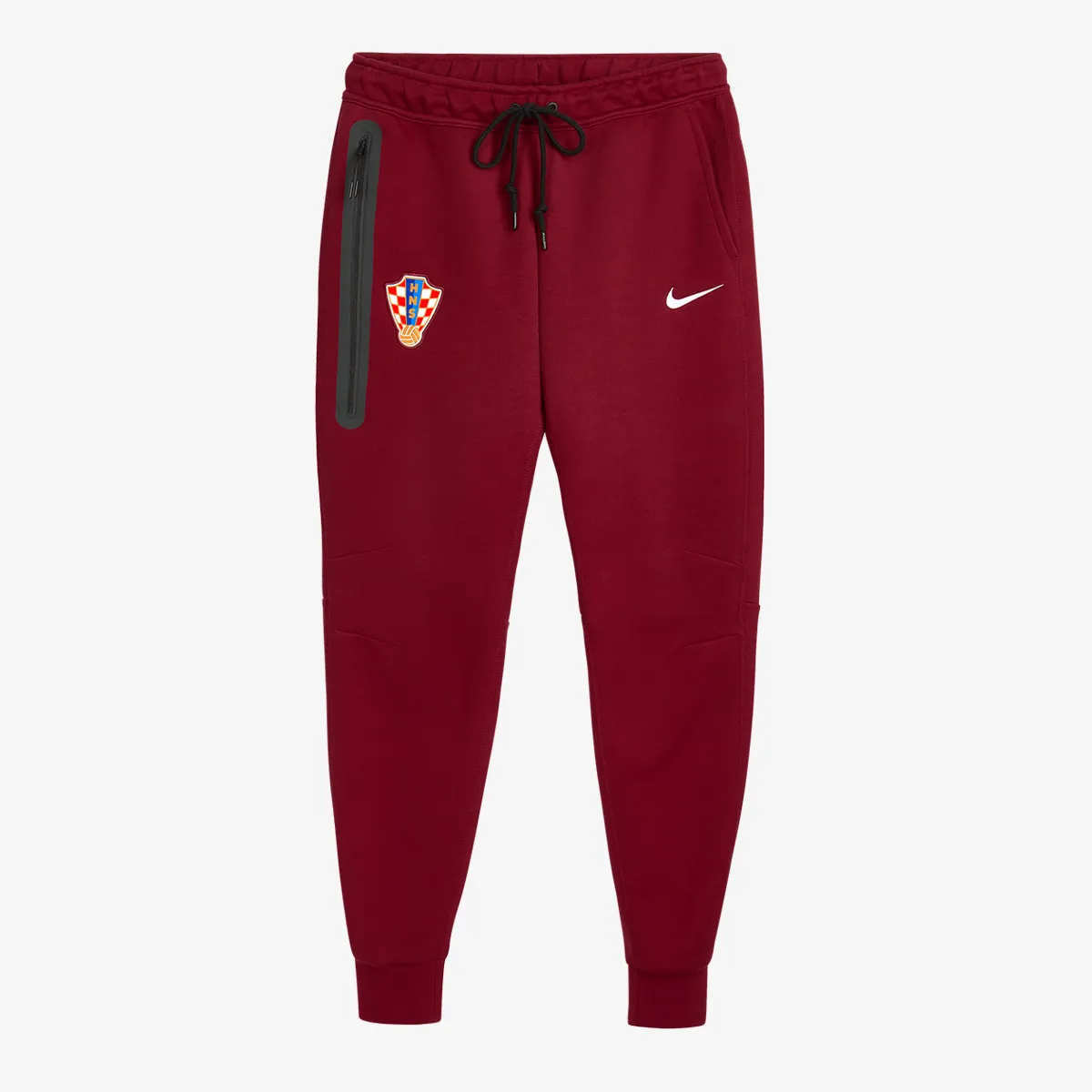 NIKE Hlače CRO M NK TCH FLC JGGR-TEAM RED 