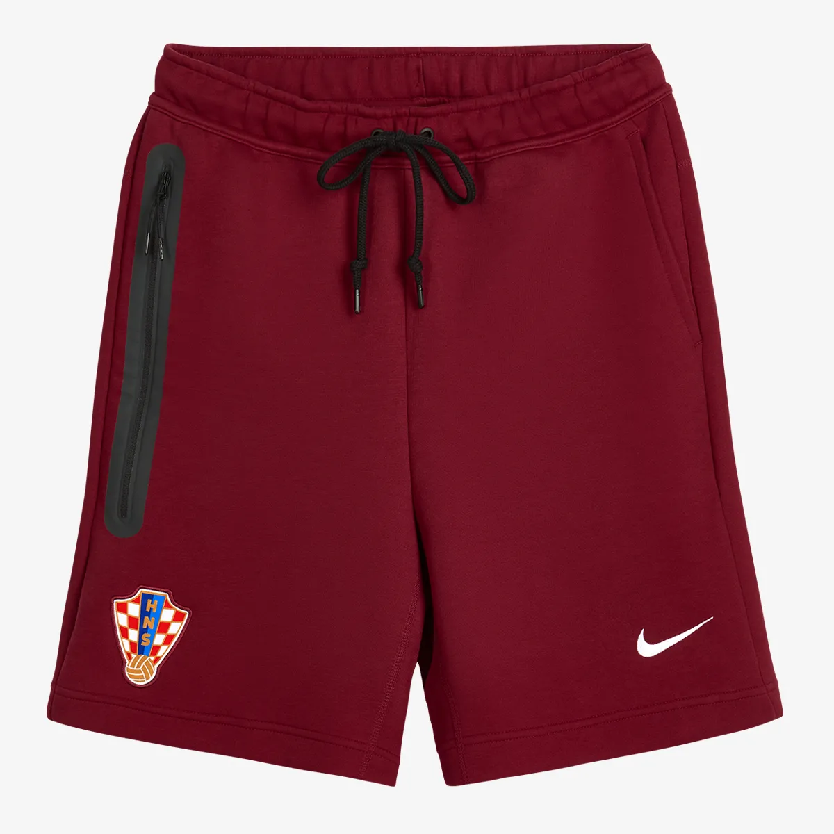 NIKE Kratke hlače CRO M NK TCH FLC SHORT-TEAM RED 