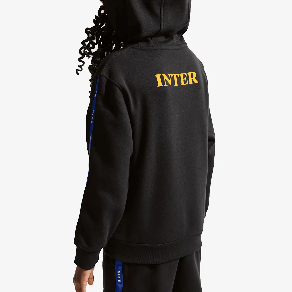 NIKE Majica s kapuljačom s patentom INTER Y NSW CS HOODY FLC BB 
